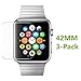 MouKou Apple Watch iWatch 42MM Screen Protectors 3-Pack Tempered Glass Screen Protector for iWatch 42MM ONLY