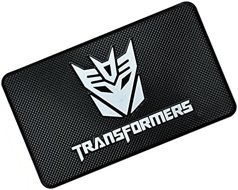 Aulyn Large 10.6"x6.2" Car Non-Slip Mat Cell Phone Anti-Slip Pad Car Dashboard Magic Sticky Mat for Cell Phone, CD, Electronic Devices, iPhone, iPod, MP3, MP4, GPS (Transformers Decepticons)