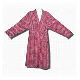Claiborne Men's 100% Cotton Plaid Flannel Robe