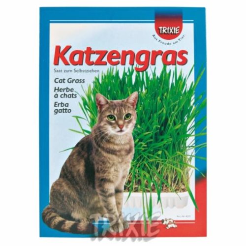 Trixie Katzengras Nachfüllbeutel ab 5 Stück Pflanzenschale a 100 g