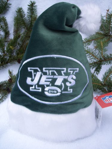 NEW YORK JETS BABY INFANT STADIUM SANTA HAT 0-6 MONTHS