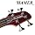 Hamer VEL2A-TRD Trans Red Electric Velocity Bass Guitar with GO-DPS Planet Waves Shredder Pick Pack PW-SHRED, Ultra Stand 2445BK ,Gig Bag