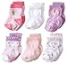 Robeez Baby-Girls Newborn 6 Pack Baby's Favorite Socks