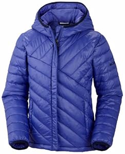 Columbia Girls 7-16 Powder Lite Puffer Jacket, Purple Lotus, Large