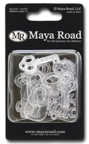 Maya Road Mini Acrylic Antique Keys Embellishment 