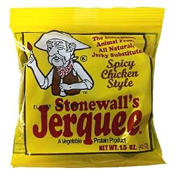 Stonewall's Jerquee, Spicy Chicken, 1.5-Ounce Packets (Pack of 16)