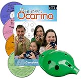 Ocarina Vert à 6 trous et quatre livres d'ocarinas dans un volume complet avec quatre CD: Play your Ocarina Complete Guide, CD