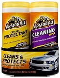 ArmorAll 10848 Protectant/Cleaning Wipes 2pk.