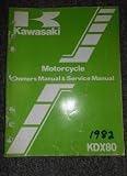 1982 Kawasaki KDX80 Service Repair Shop Owners Manual OEM FACTORY Motorcycle 5100rySj0CL. SL160 1982 Kawasaki KDX80 Service Repair Shop Owners Manual OEM FACTORY Motorcycle