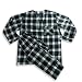 State O Maine - Mens Long Sleeve Plaid Flannel Pajamas, Navy, Green, White