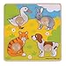 Bigjigs Toys My First Peg Puzzle - Pets, Multicolored