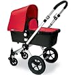 Bugaboo Cameleon Stroller - Dark Grey Base - Red Canvas