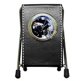 denver-broncos-v2 Pen Holder Desk Clock