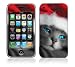 Christmas Kitty Cat Decorative Skin Cover Decal Sticker for Apple 3G iPhone / iPhone 3GS 3G S