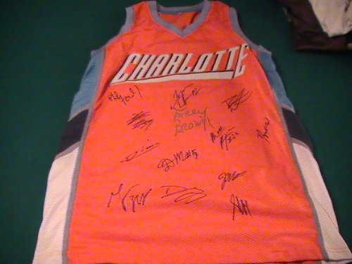 2010-11 CHARLOTTE BOBCATS TEAM SIGNED AUTOGRAPHED JERSEY W/ HOLOGRAM + COA