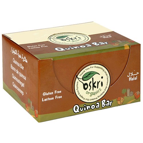 Oskri Organics Quinoa Bar, 1.9-Ounce Bars (Pack of 18)