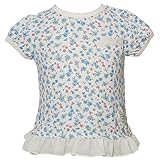 【本体綿100%】2016年 夏物 UZULAND ウズランド 天竺 小花総柄 半袖Ｔシャツ サックス◇95cm