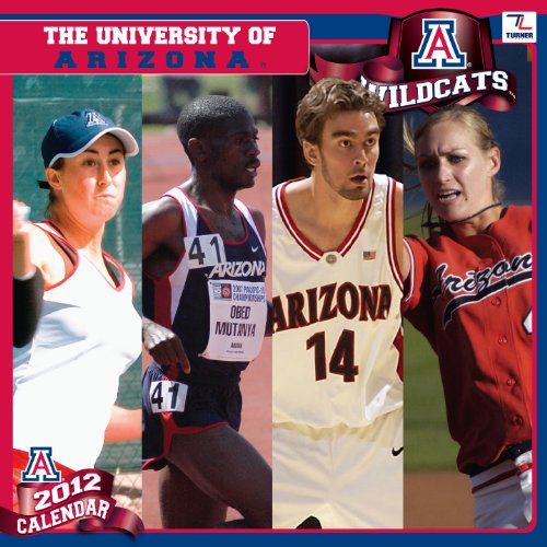 Arizona Wildcats 2012 Calendar