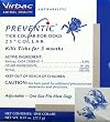 Virbac Preventic 25 inch Tick Collar for Dogs over 60 lbs