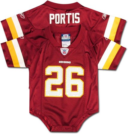 Clinton Portis Washington Redskins Red Baby /Infant 2008 NFL Football Jersey