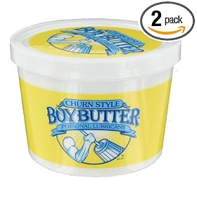 Boy Butter Personal Lubricant 16-Ounce Tubs (Pack of 2)