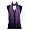Ladies 100% Viscose Lightweight Summer Scarf - Purple | Black Image #1
