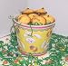 Gourmet Food : Scott's Cakes 1 lb. Coconut Macaroon Cookies in a Yellow Bunny Pail