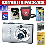 cheap Canon PowerShot SD1100IS 8MP Digital Camera with 3x Optical Image Stabilized Zoom (Silver) Package 3