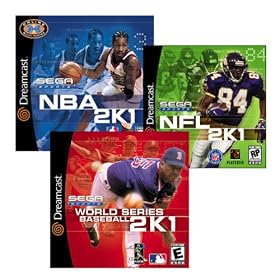 Sports Bundle: NFL 2K1 / World Series Baseball 2K1 / NBA 2K1