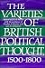 Book The Varieties of British Political Thought, 1500-1800