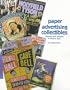 Paper Advertising Collectibles