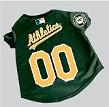 Officially Licensed By the MLB - Oakland A's Athletics Dog Baseball Jersey - X- Large (XL)
