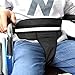 Wheelchair Seat Belt Restraint Systems Chest Cross Medical Restraints Harness Chair Adjustable Strap Patients Cares Elderly Safety (Black)
