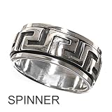 Sterling Silver Ring - Spinner - Size: 6-10