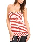G by GUESS Chrissie Striped Tube Top