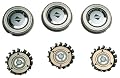 Philips Norelco HQ4PLUS Micro Action Plus Lift-and-Cut Tripleheader Replacement Heads