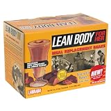 Labrada Nutrition Lean Body for Her Meal Replacement Shake, Chocolate Ice Cream, 1.73-Ounce Packets (Pack of 20)