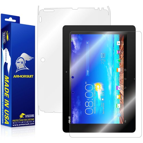 ArmorSuit MilitaryShield - ASUS Transformer Pad TF701T Screen Protector + Full Body Skin Protector - Anti-Bubble & Extreme Clarity Shield + Lifetime Replacement