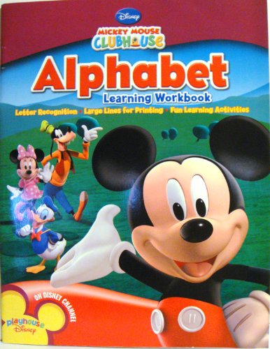 Mickey Mouse (Alphabet Learning Workbook)