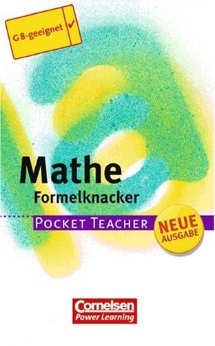 City Travel Guides Discounted  Bücher : Pocket Teacher - Sekundarstufe I - Neue Ausgabe (mit Umschlagklappen): Weber: Pocket Teacher Mathe Formelknacker