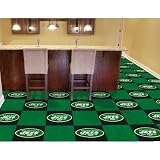 Fanmats New York Jets Team Carpet Tiles