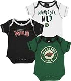 NHL Infant Minnesota Wild Team Color 3Pc Creeper Set - R52Njcwl (Multi, 18 Months)