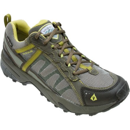 Vasque Men's Blur SL GTX Waterproof Trail Runner,Beluga/Moss,8