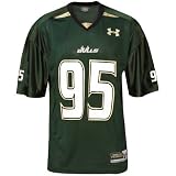 NCAA Under Armour South Florida Bulls #95 Youth Green Replica Football Jersey (Medium)