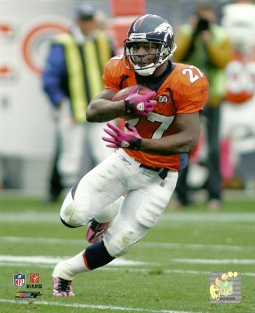 Knowshon Moreno Denver Broncos Running 8x10 Photo