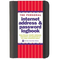 The Personal Internet Address & Password Log Book (Password Organizer)