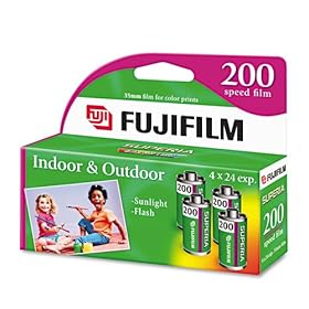 Fuji : Superia 35mm Color Print Film, 200 ASA, Four 24-Exposure Rolls per Pack -:- Sold as 2 Packs of - 4 - / - Total of 8 Each