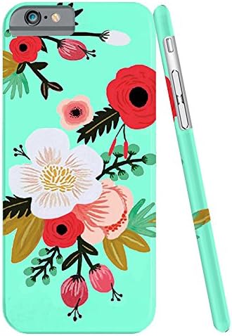 iPhone 6s Case,FEIKESI [Safe Slide] Stylish Color [Scratch-Resistant] Unique Emboss Matte Hard Back Snap on Protective Case Cover for Apple iPhone 6S (2015) &amp; iPhone 6 (2014)(Mint Dahlia)