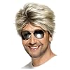 Short blonde wig for men