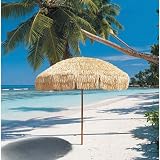 Deluxe 8 Foot Hawaiian Island Thatched Beach Umbrella &ndash; UPF 50+ Protection - Perfect for Tiki Bar, Backyard Patio, Restaurant, Deck, Home, Garden, or Any Place You Want to Add a Tropical Touch Outdoors!